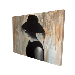Audrey hepburn avec un grand chapeau