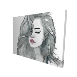 Beautiful female hair