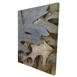 Canvas 36 x 48 - 3D - Autumn leaves