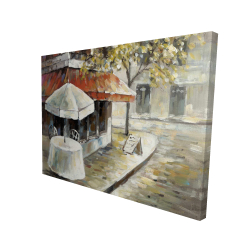 Rue déserte et ensoleillée