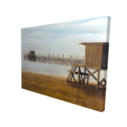 Lifeguard tower at the beach