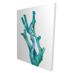 Small watercolor sea coral