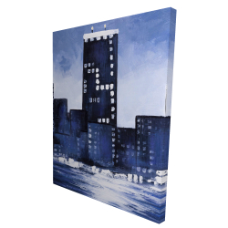 Marine blue city