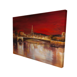 Paris by red dawn