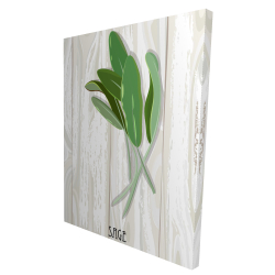 Sage on wood