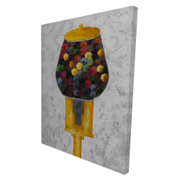 Yellow gum dispenser