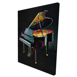 Colorful realistic piano