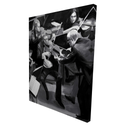 Symphony orchestra performing