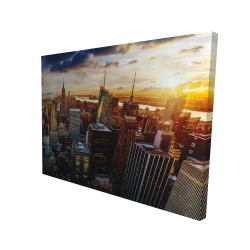 City of new york by dawn