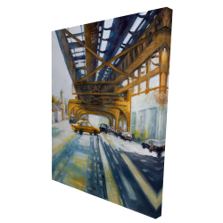 Voitures sous le pont