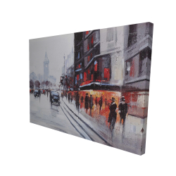 Scene de rue avec voitures