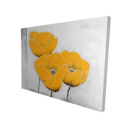 Three yellow flowers