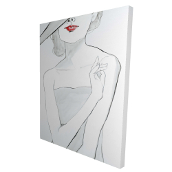 Woman with hat
