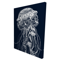 illustration détaillée d'une méduse