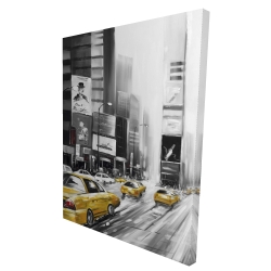 Times square et taxis jaunes
