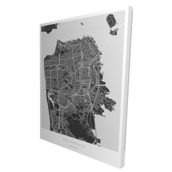 San francisco graphic map