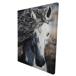 Front wild horse