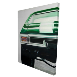 Voiture classique vert forêt 