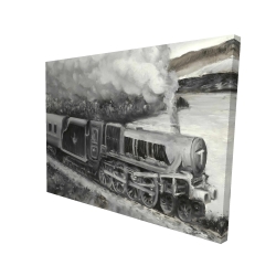 Vintage passenger locomotive 