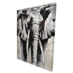 éléphant en beige