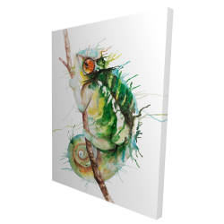 Watercolor chameleon