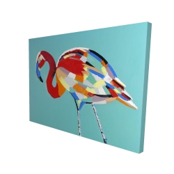 Abstract flamingo