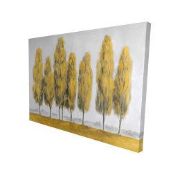 Abstract yellow trees