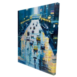 Rainy streets of new york