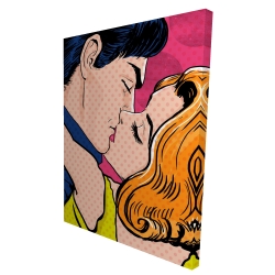 Couple de style pop art