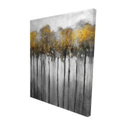 Forêt abstraite jaune