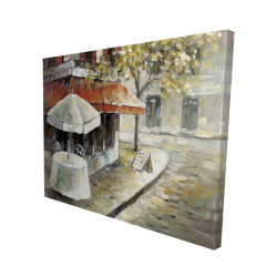 Rue déserte et ensoleillée