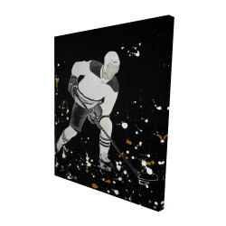 Joueur de hockey à l'action