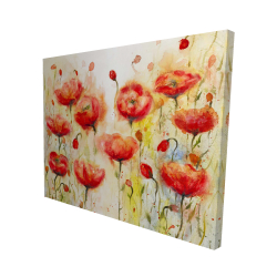Red flowers garden