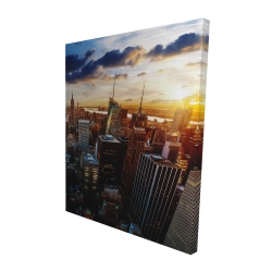 City of new york by dawn