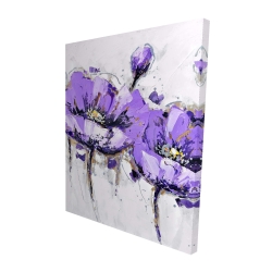 Fleurs anémone mauves