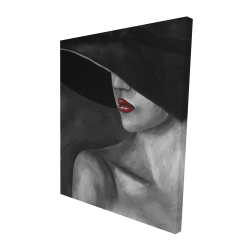 Femme mystérieuse avec un chapeau