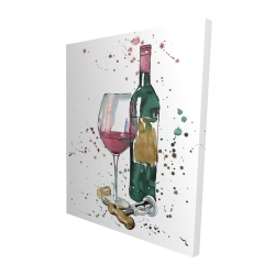 Bouteille de vin rouge