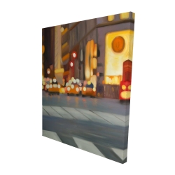 Blurred view of new york
