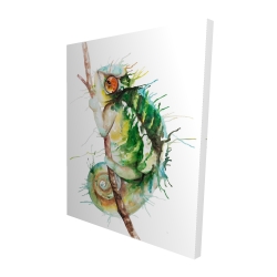 Watercolor chameleon