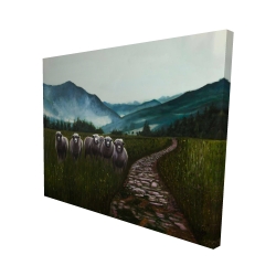 Moutons à la campagne