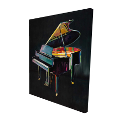 Colorful realistic piano