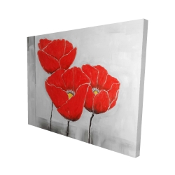 Three poppies