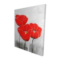 Three poppies