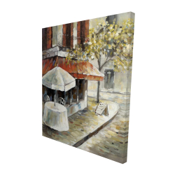 Rue déserte et ensoleillée