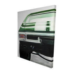 Voiture classique vert forêt 