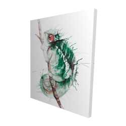 Watercolor chameleon