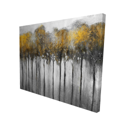 Forêt abstraite jaune