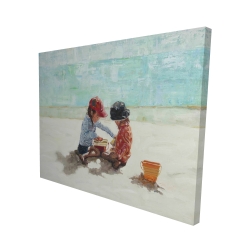 Fillettes à la plage