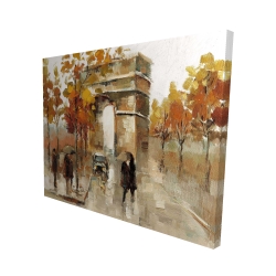 Arc de triomphe in autumn