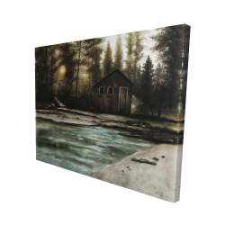 Cabane dans le bois